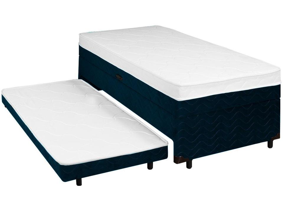 Cama Box Conjugada Solteiro SMP com Cama Auxiliar e Baú 51x88x188 Lady - 5