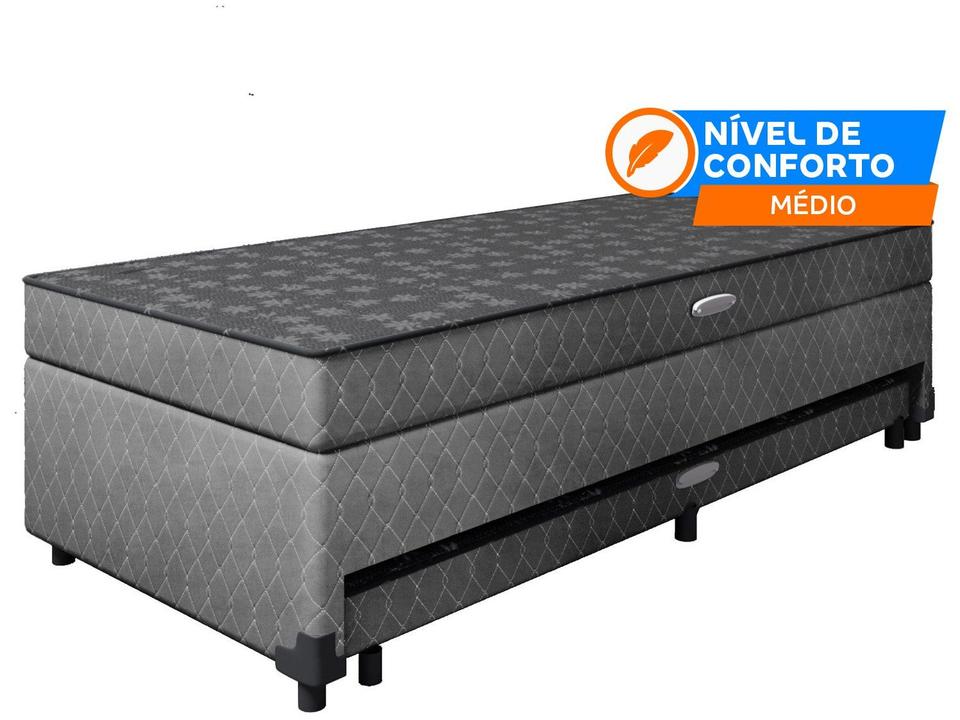 Cama Box Conjugada Solteiro SMP com Cama Auxiliar e Baú 55x88x188 Lady - 1