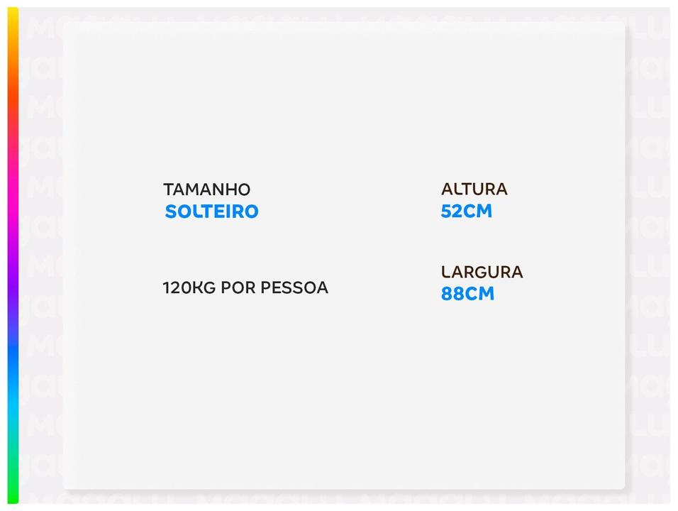 Cama Box Conjugada Solteiro Umaflex de Mola Ensacada 52x88x188cm Manu - 1