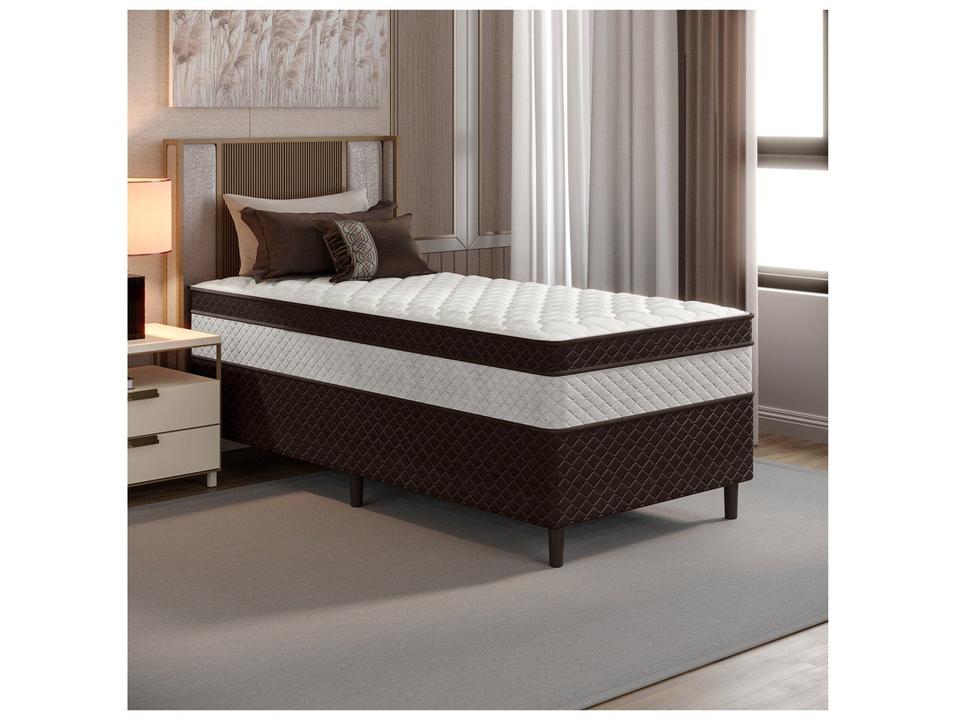 Cama Box Conjugada Solteiro Umaflex de Mola Ensacada 52x88x188cm Manu - 4