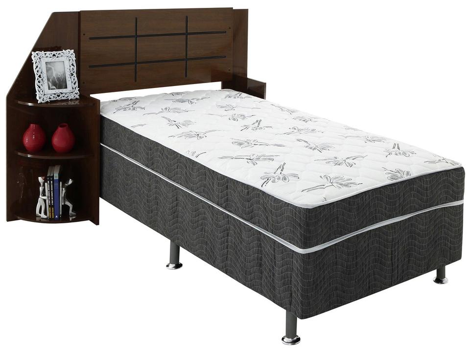 Cama Box Solteiro Conjugado 88x43x188cm - 10