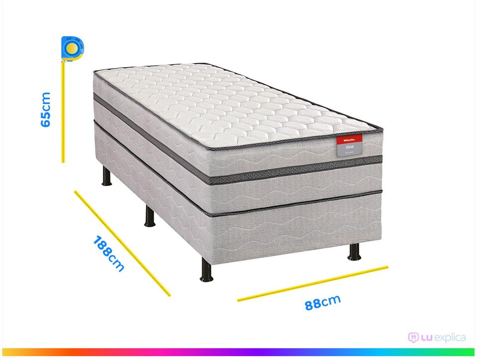 Cama Box Solteiro Reconflex 65x88x188cm - 3