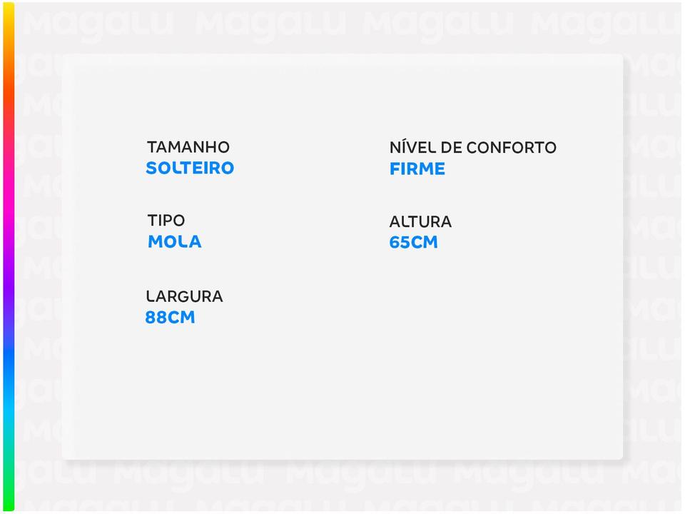 Cama Box Solteiro Reconflex Conjugada de Mola - 2