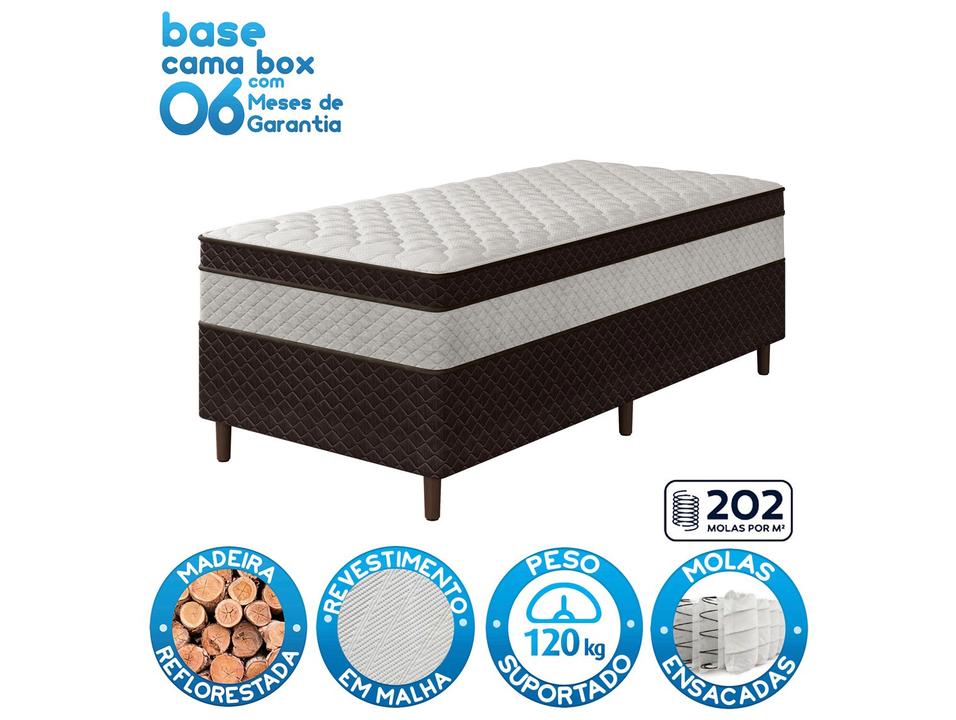 Cama Box Solteiro Umaflex 52x88x188cm Manu - 3