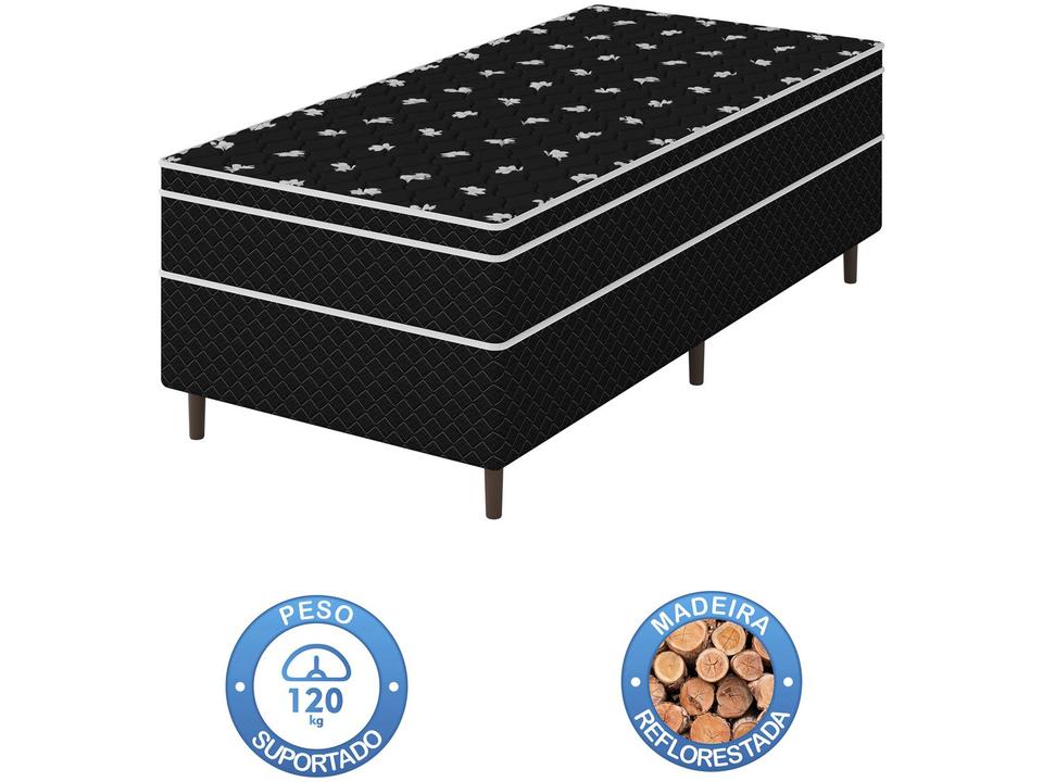 Cama Box Solteiro Umaflex Conjugada de Espuma 88x52x188cm Carol Plus Euro - 2