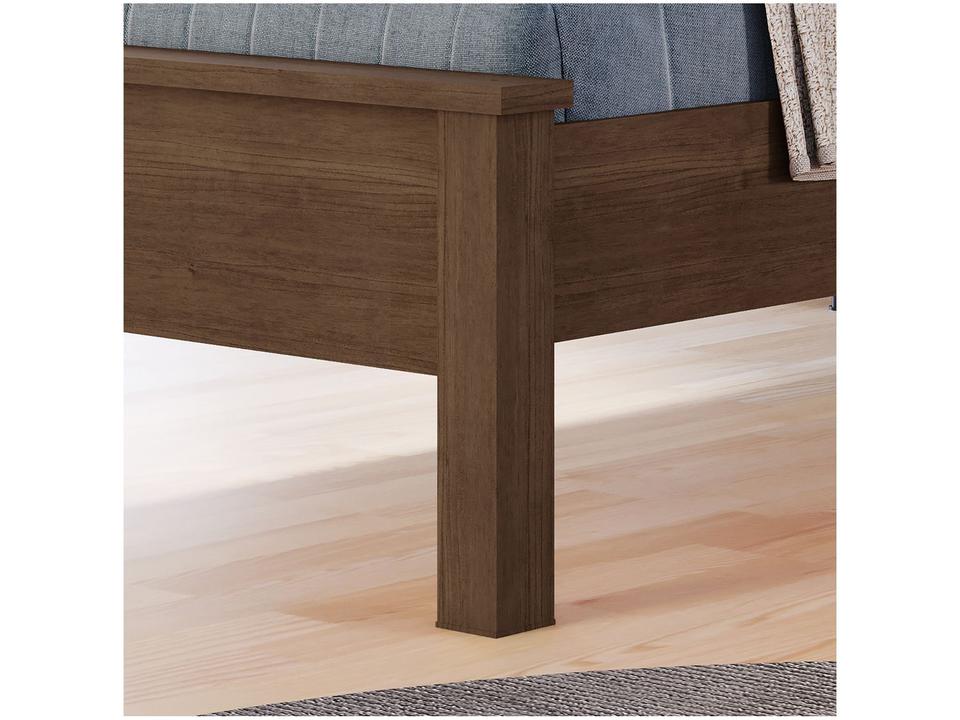 Cama de Casal Conquista Móveis Barcelona Cacau - 2