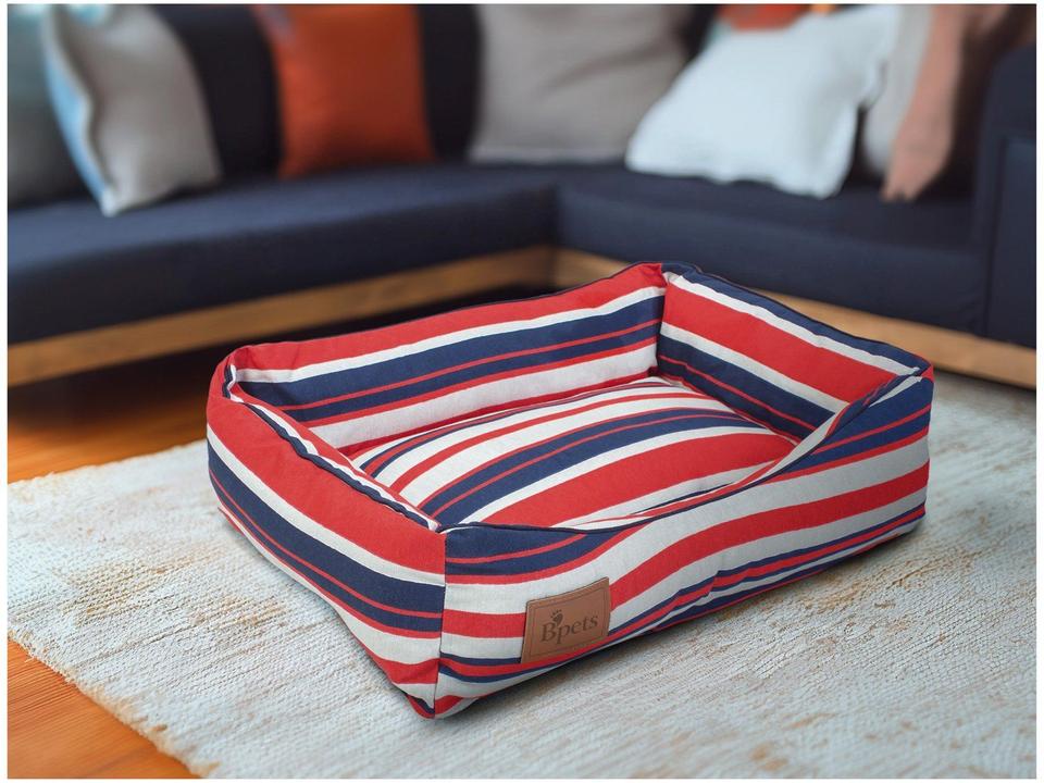 Cama para Cachorro e Gato P Bpets Premium Listras - 1