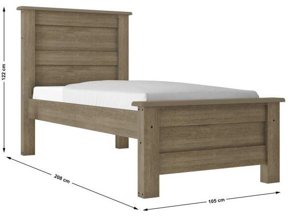 Cama Solteiro Móveis Lanza Siena - 3