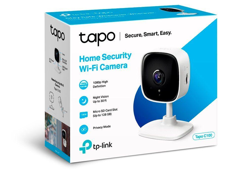 Câmera de Segurança Wi-Fi TP-Link Full HD Interna Tapo C100 - 4