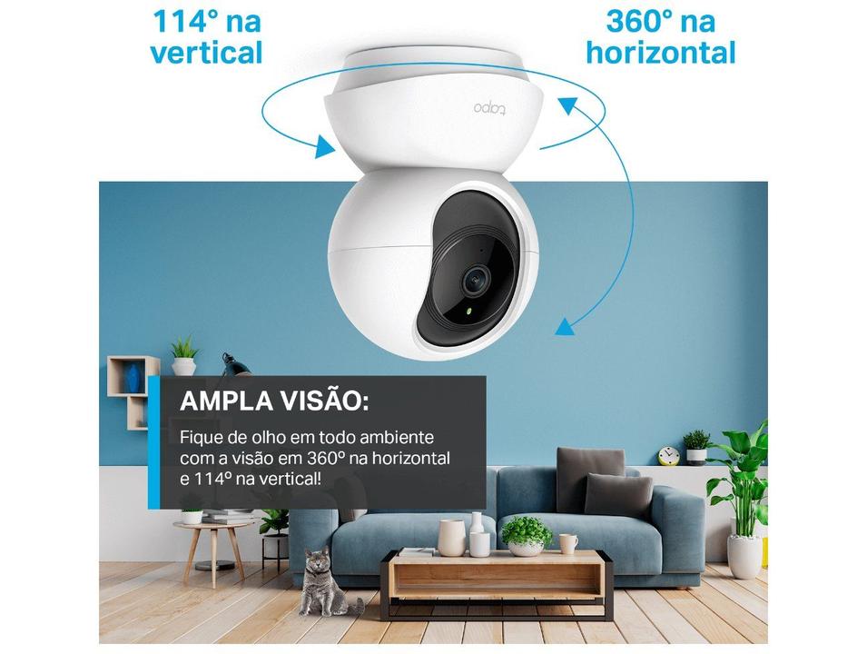 Câmera de Segurança Wi-Fi TP-Link Full HD Interna Tapo C200 - 1