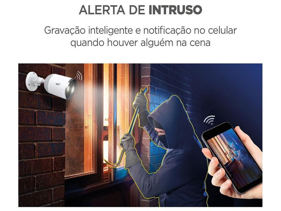 Câmera Inteligente Wi-Fi ELG FullHD Full Color SHCF601 - 3