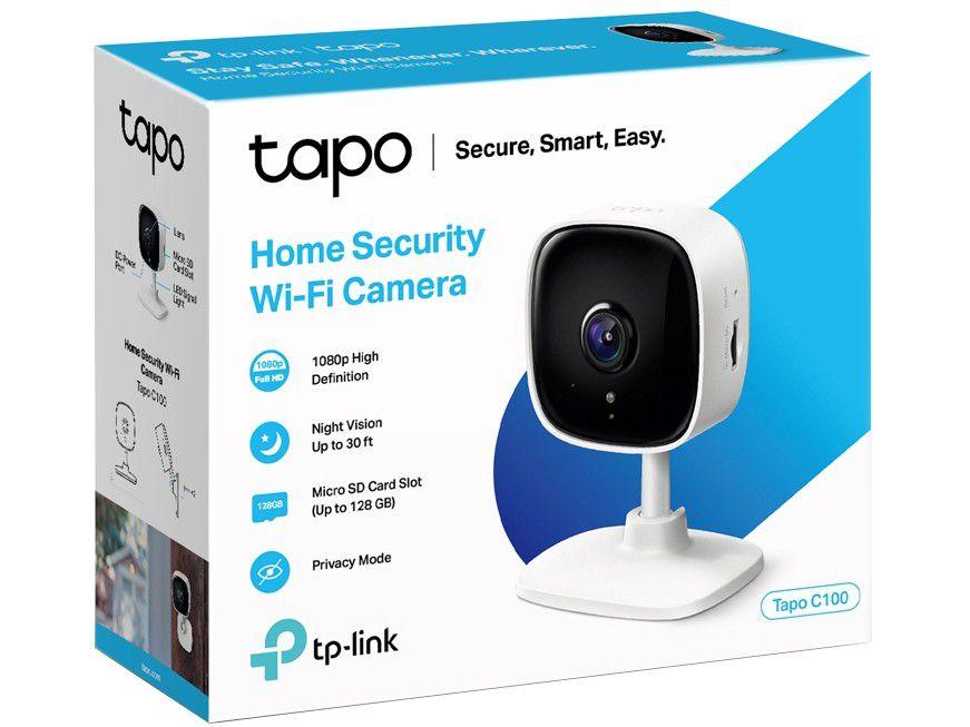 Câmera Inteligente Wi-Fi TP Link Full HD Tapo C100 - 3