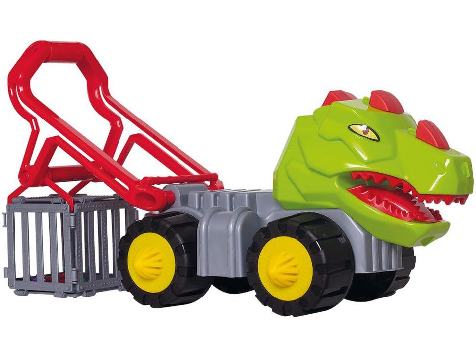 Caminhão de Brinquedo Dino Construction Jaula - Samba Toys com Acessórios - 6