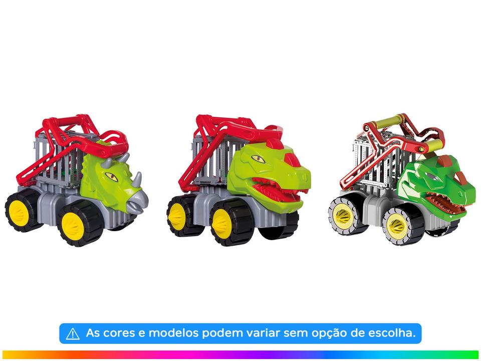 Caminhão de Brinquedo Dino Construction Jaula - Samba Toys com Acessórios - 1