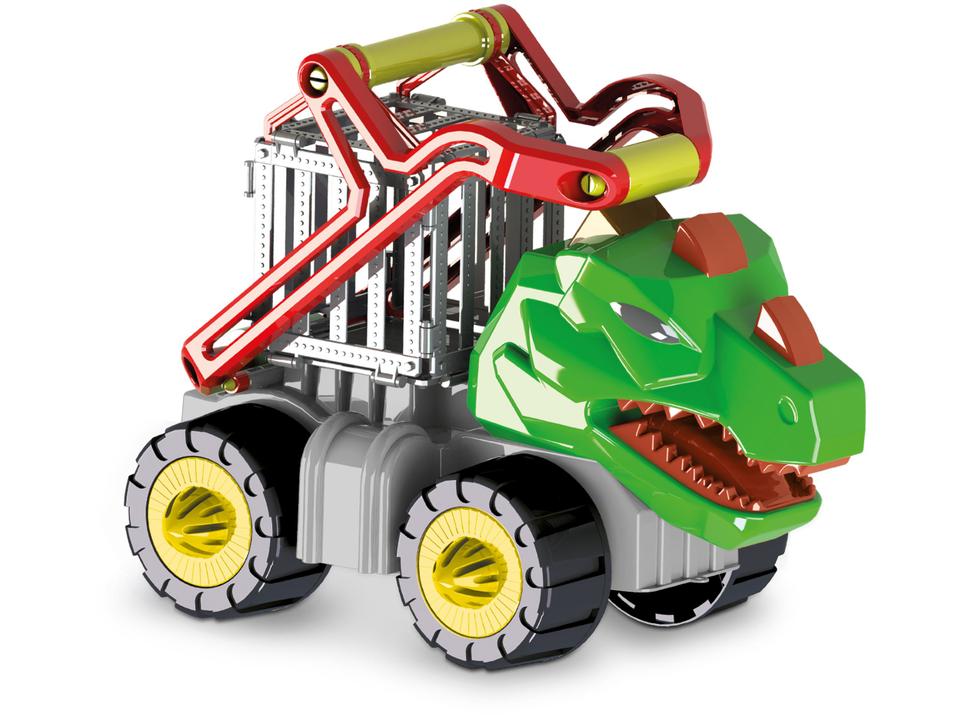Caminhão de Brinquedo Dino Construction Jaula - Samba Toys com Acessórios - 3