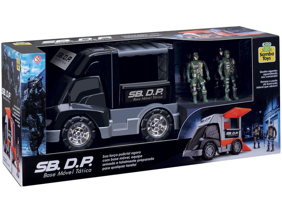 Caminhão de Brinquedo SB. DP. Samba Toys 4 Peças - com Acessórios - 3