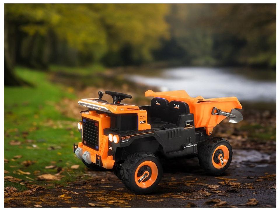 Caminhão Elétrico Preto e Laranja Bandeirante - 2