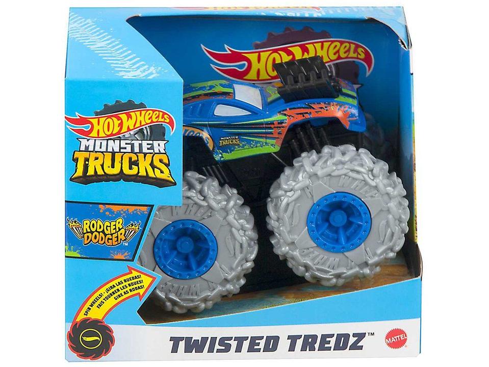 Caminhão Hot Wheels Monster Trucks Pneus Todo Terreno Mattel - 7