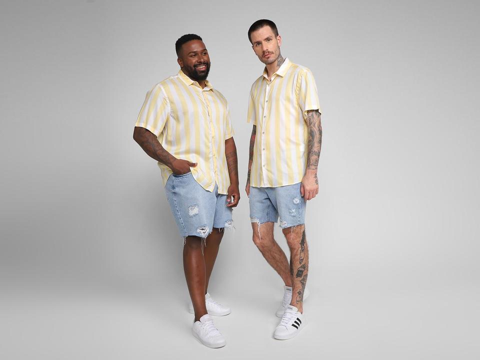 Camisa Vista Magalu Listrada - 1