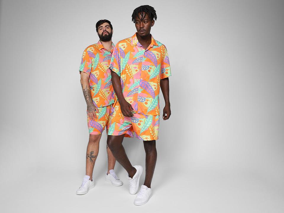 Camisa Vista Magalu x Flora Yumi Estampada - 6