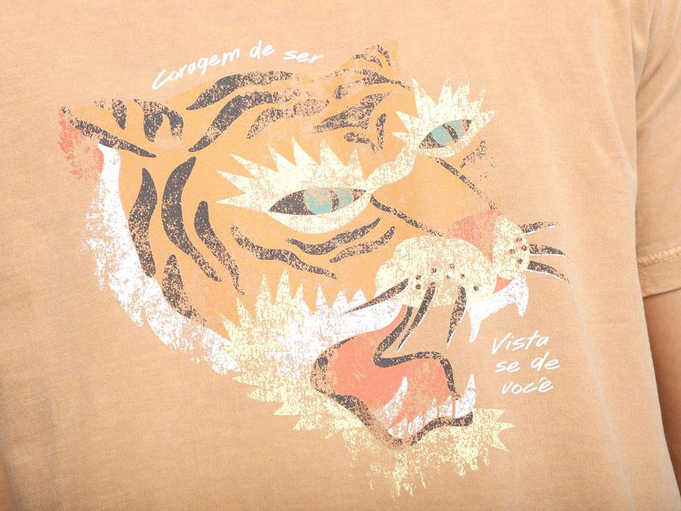 Camiseta Vista Magalu Estampa Tigre Regular Fit - 3