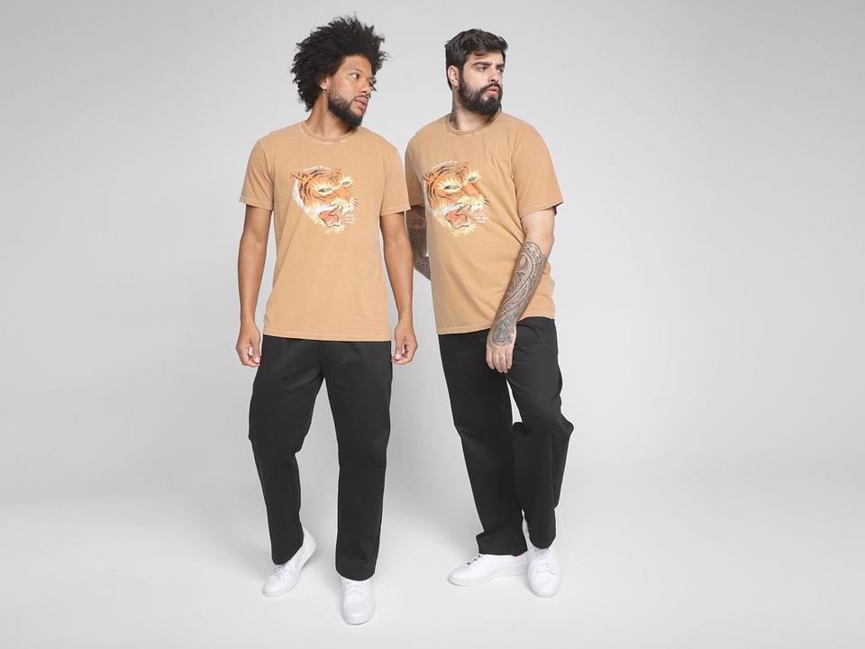 Camiseta Vista Magalu Estampa Tigre Regular Fit - 2