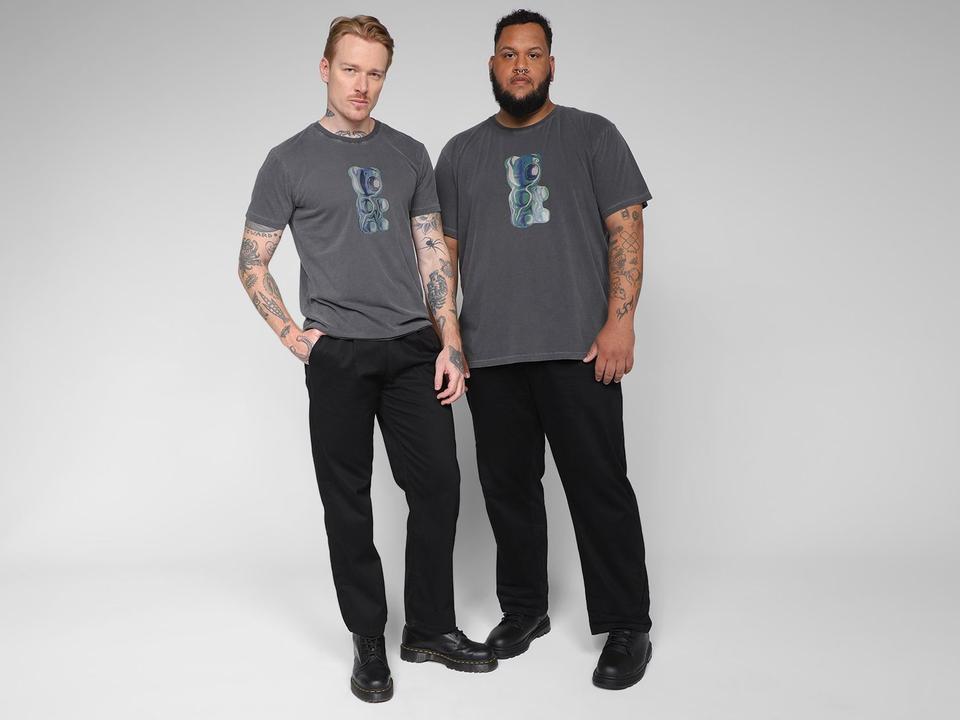 Camiseta Vista Magalu Estonada Estampa Localizada - 4