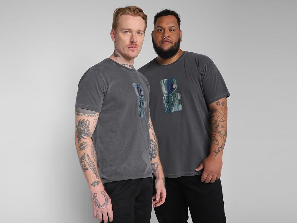 Camiseta Vista Magalu Estonada Estampa Localizada - 1