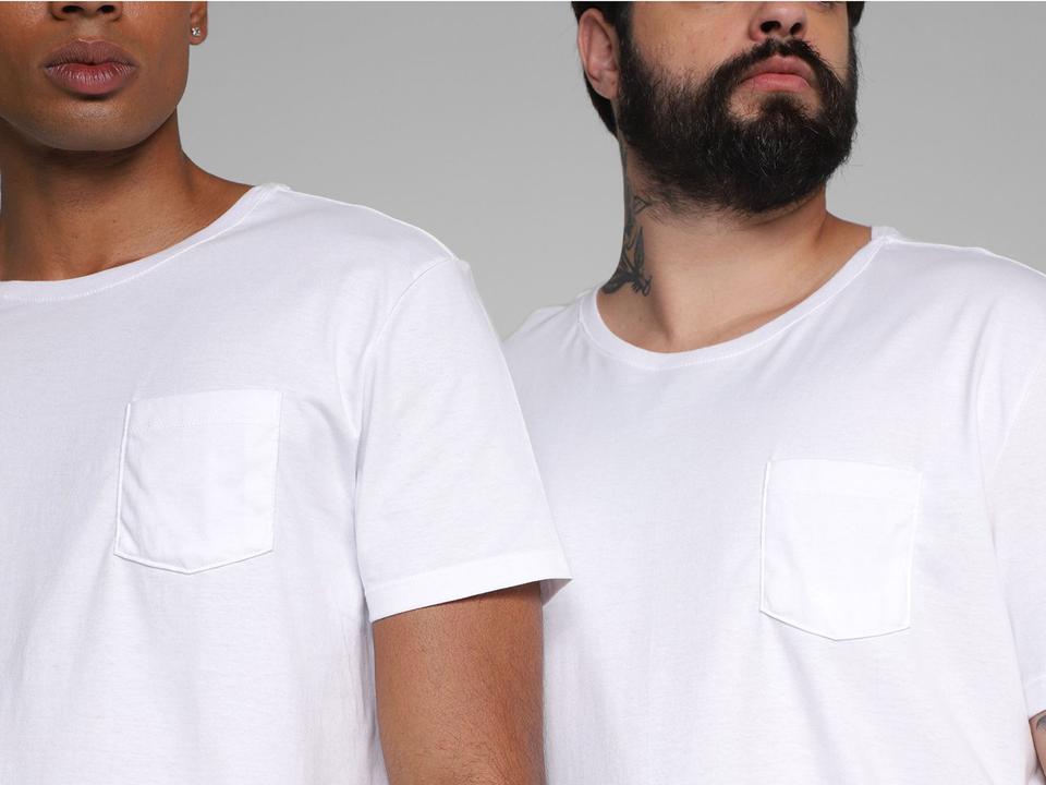 Camiseta Vista Magalu Meia Malha c/ Bolso - 1