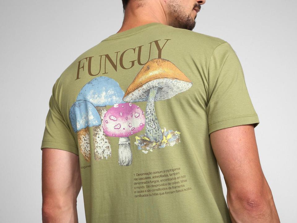 Camiseta Vista Magalu Natureza Selvagem Cogumelos - 1