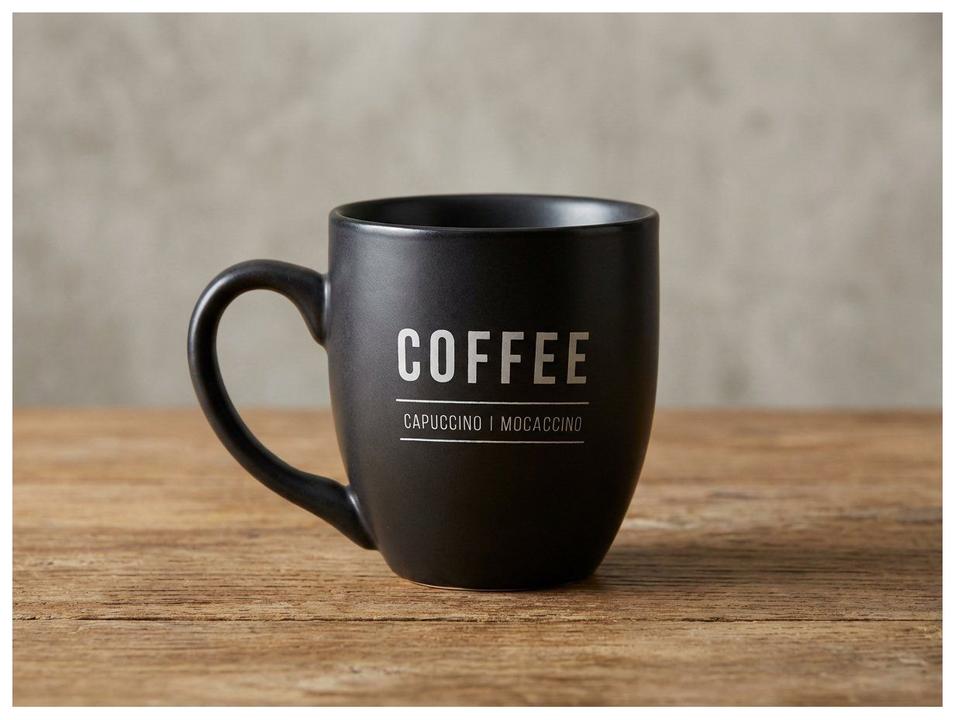 Caneca de Café de Porcelana Preto e Branco 300ml Hauskraft Manhattan - 2