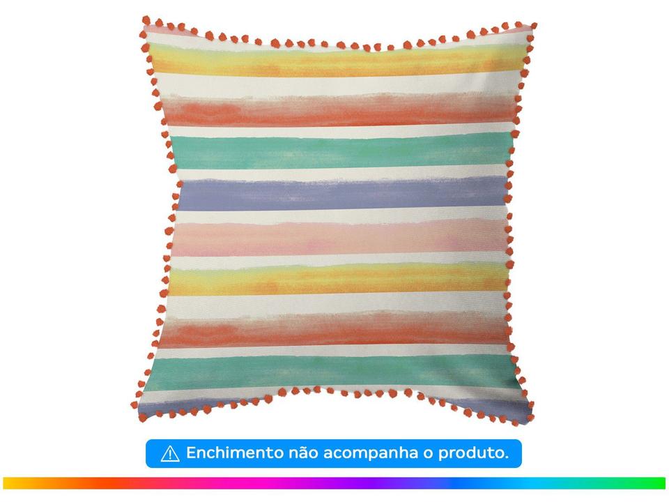 Capa de Almofada 42x42cm Design Up Living - Arco-íris Cores - 1