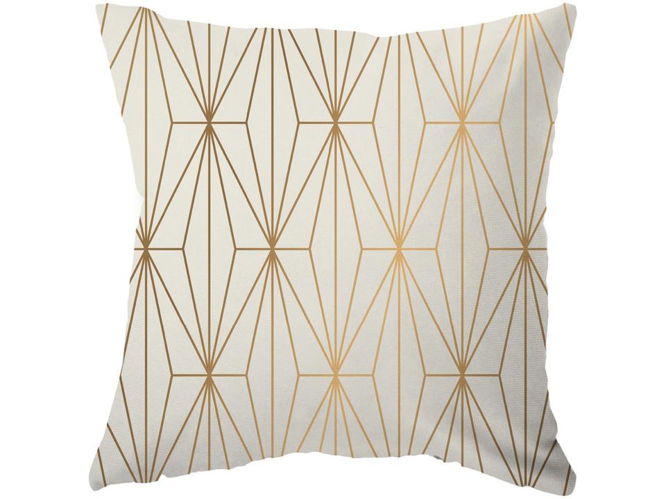 Capa de Almofada 42x42cm Design Up Living - White & Gold Love Geométrica Colorido 2 Peças - 3