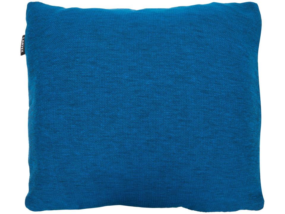 Capa de Almofada Quadrada 45x45cm Lartex - Jacquard Colors Chevron Azul - 3