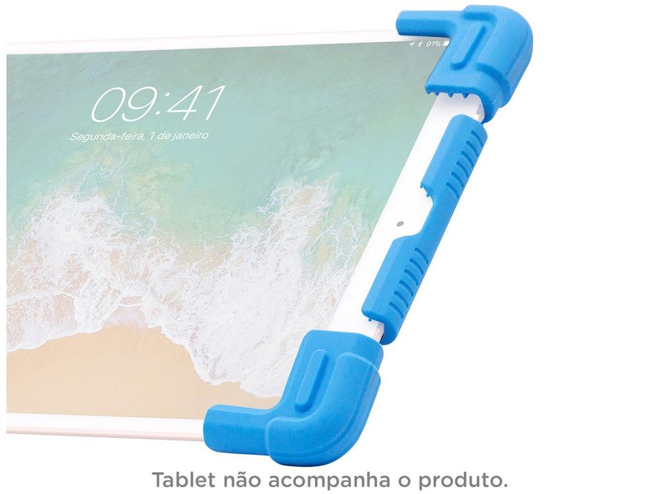 Capa para Tablet Universal 9” até 12” Azul - Kid - 3