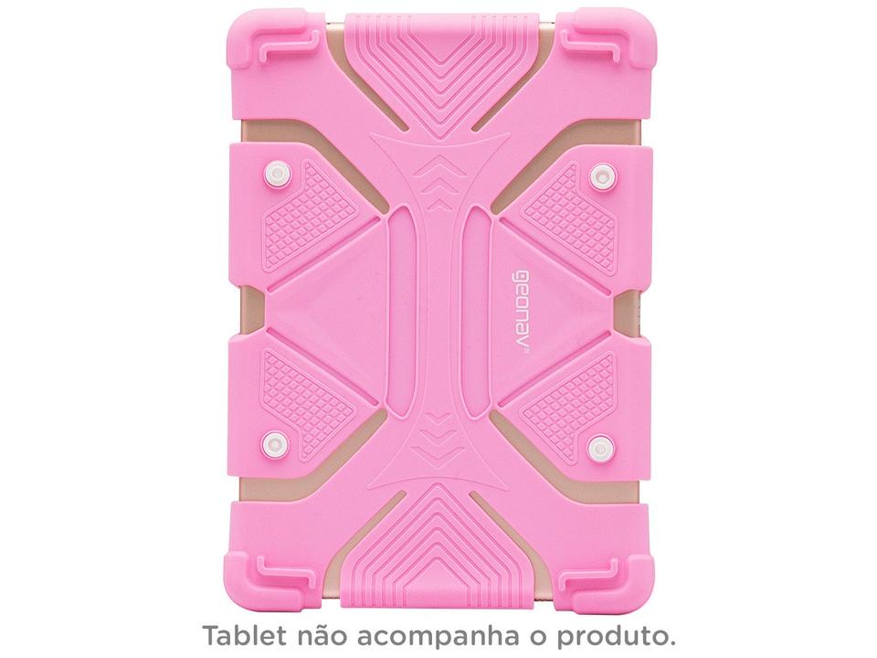 Capa para Tablet Universal 9” até 12” Rosa - Kids - Geonav - 1
