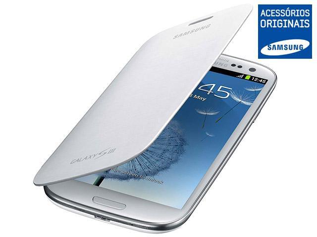 Capa Protetora Flip Cover para Galaxy S III - Samsung