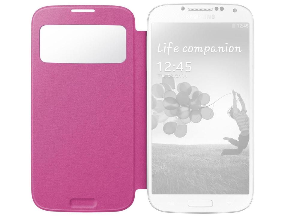Capa Protetora Flip p/ Galaxy S4 View Cover - 1