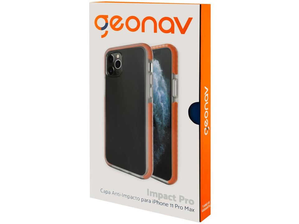 Capinha/Case Anti-Impacto para iPhone 11 Pro Max - Laranja Geonav - 10