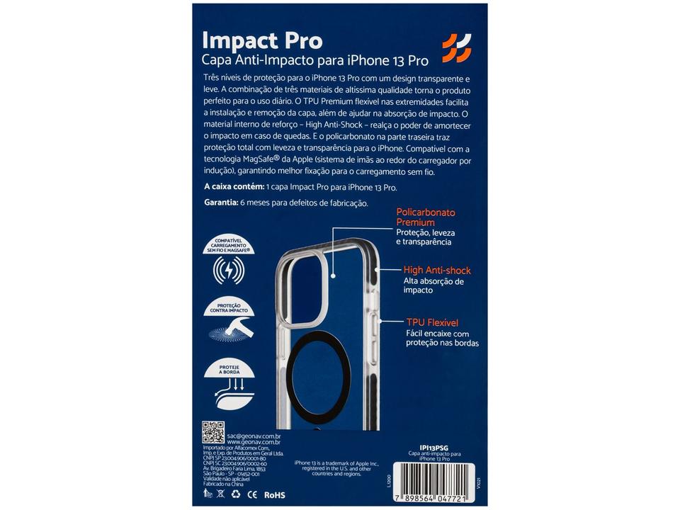 Capinha/Case Impact Pro Anti Impacto Iphone 13 Pro - 9