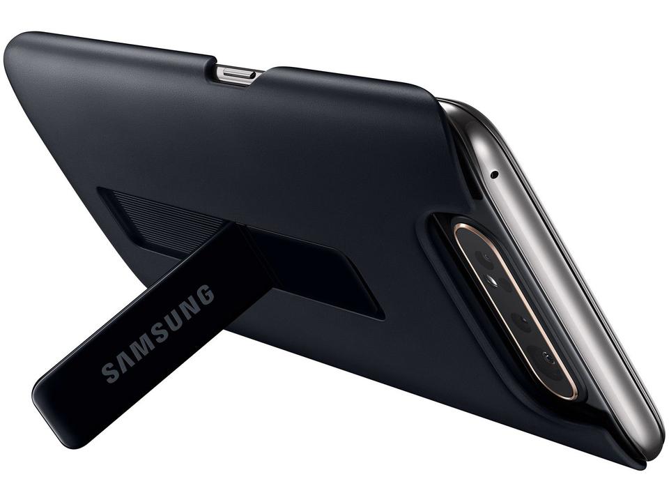 Capinha de Celular para Galaxy A80 Samsung - Protective Standing Preta Original - 7