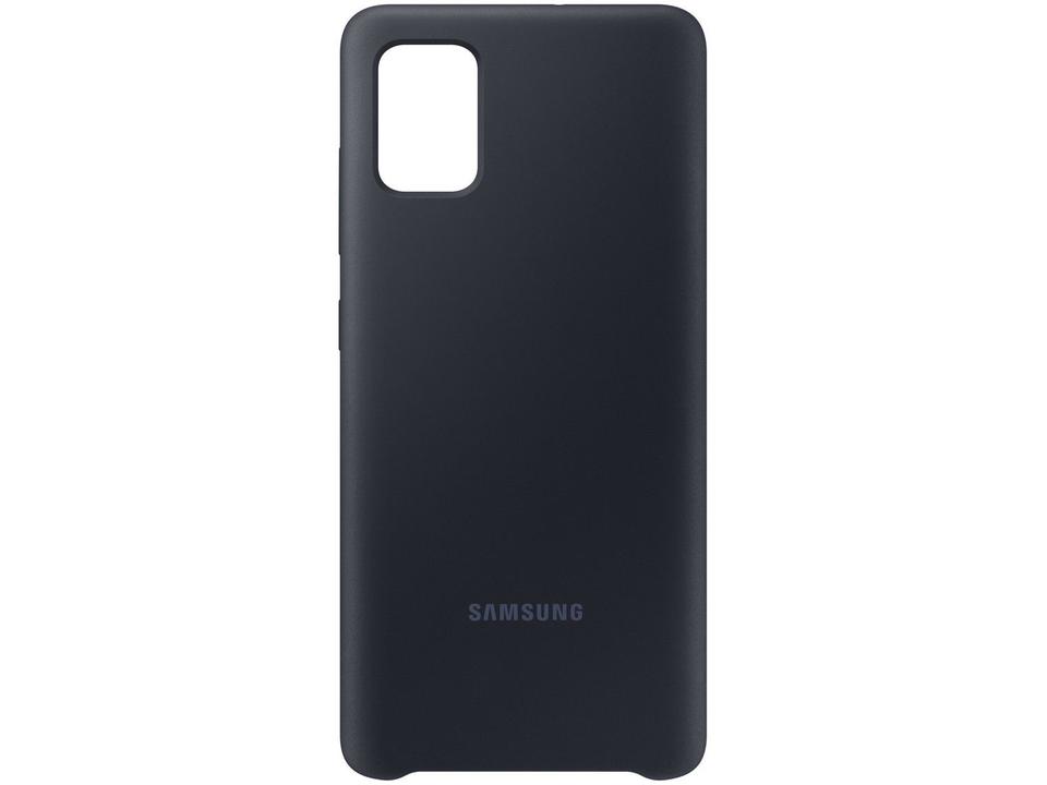 Capinha de Celular Silicone para A51 Samsung - Protetora Preta Original - 2