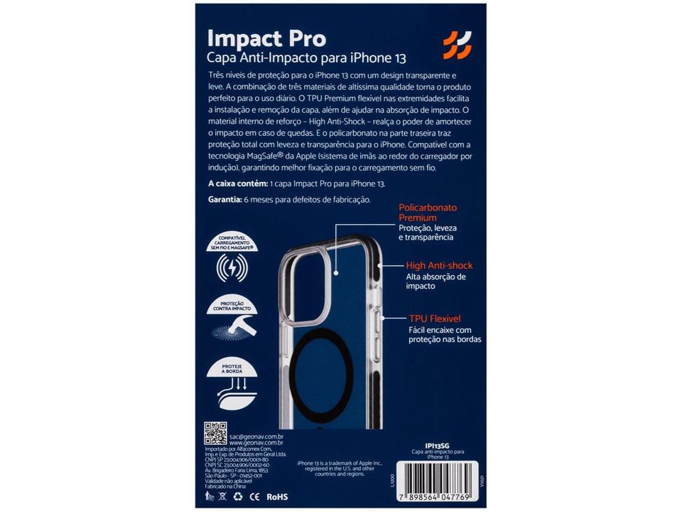 Capinha Impact Pro Anti Impacto Iphone 13 - 9