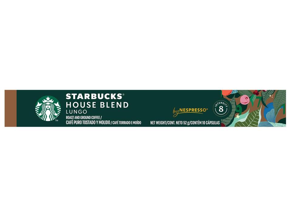 Cápsula de Café Clássico Nespresso Arábica House Blend Starbucks 1 Caixa com 10 Cápsulas - 4