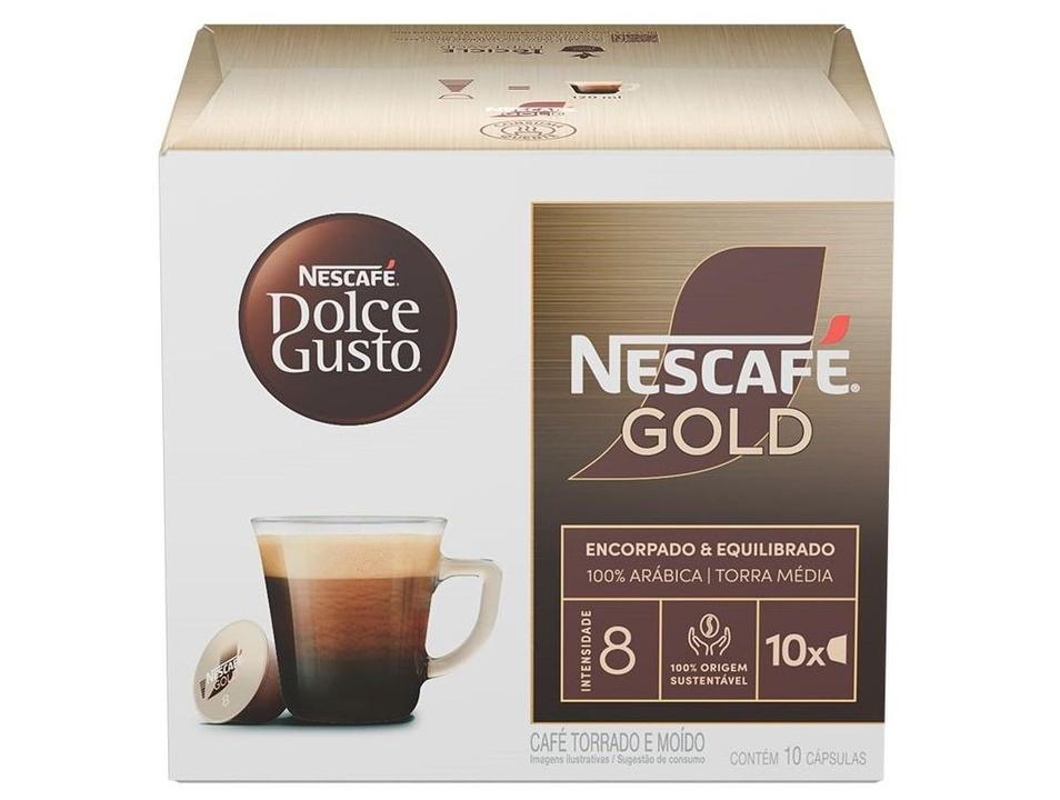 Cápsula de Café Clássico Nestlé Espresso Árabica Nescafé Gold Gusto 10 Cápsulas - 4