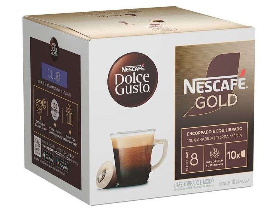 Cápsula de Café Clássico Nestlé Espresso Árabica Nescafé Gold Gusto 10 Cápsulas - 5