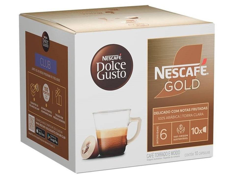 Cápsula de Café Clássico Nestlé Espresso Nescafé Gold Gusto 10 Cápsulas - 5
