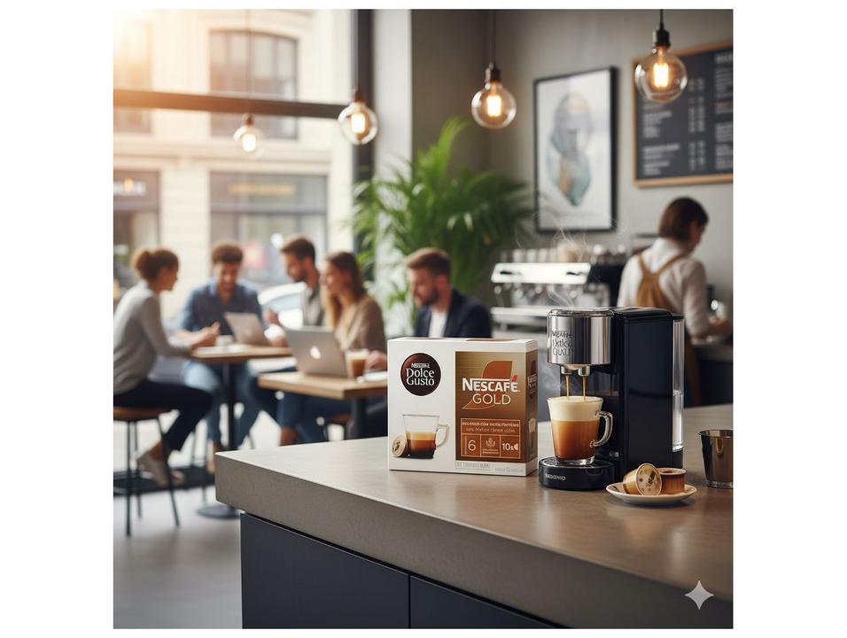 Cápsula de Café Clássico Nestlé Espresso Nescafé Gold Gusto 10 Cápsulas - 2