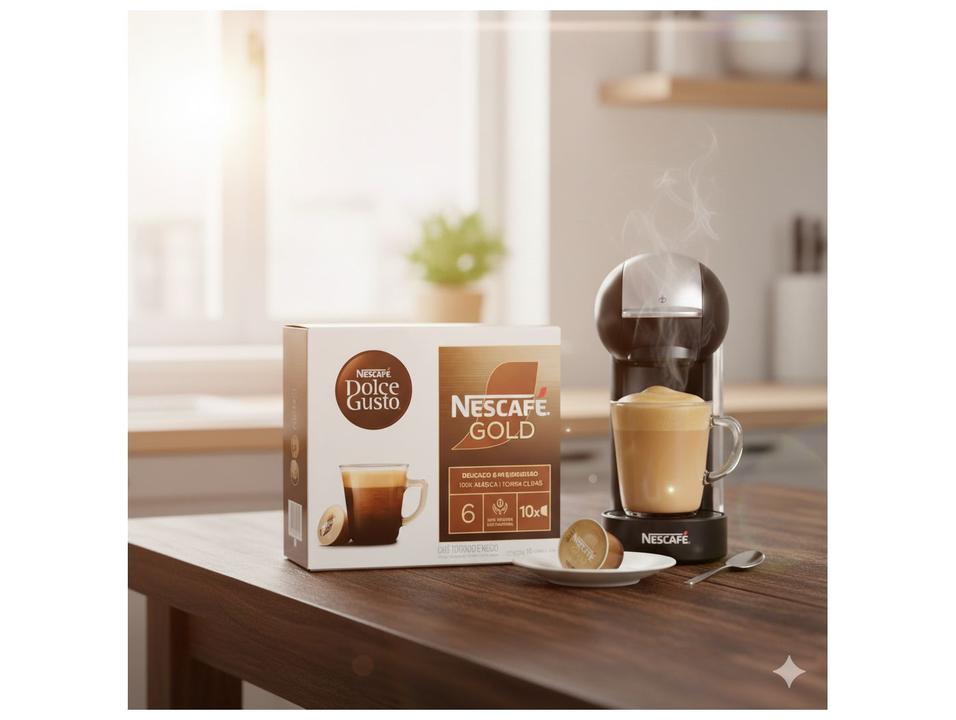 Cápsula de Café Clássico Nestlé Espresso Nescafé Gold Gusto 10 Cápsulas - 1
