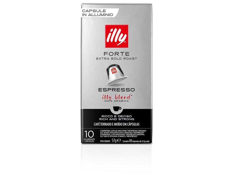 Cápsula de Café Forte Illy 100% Arábica Caixa com 10 Cápsulas - 4